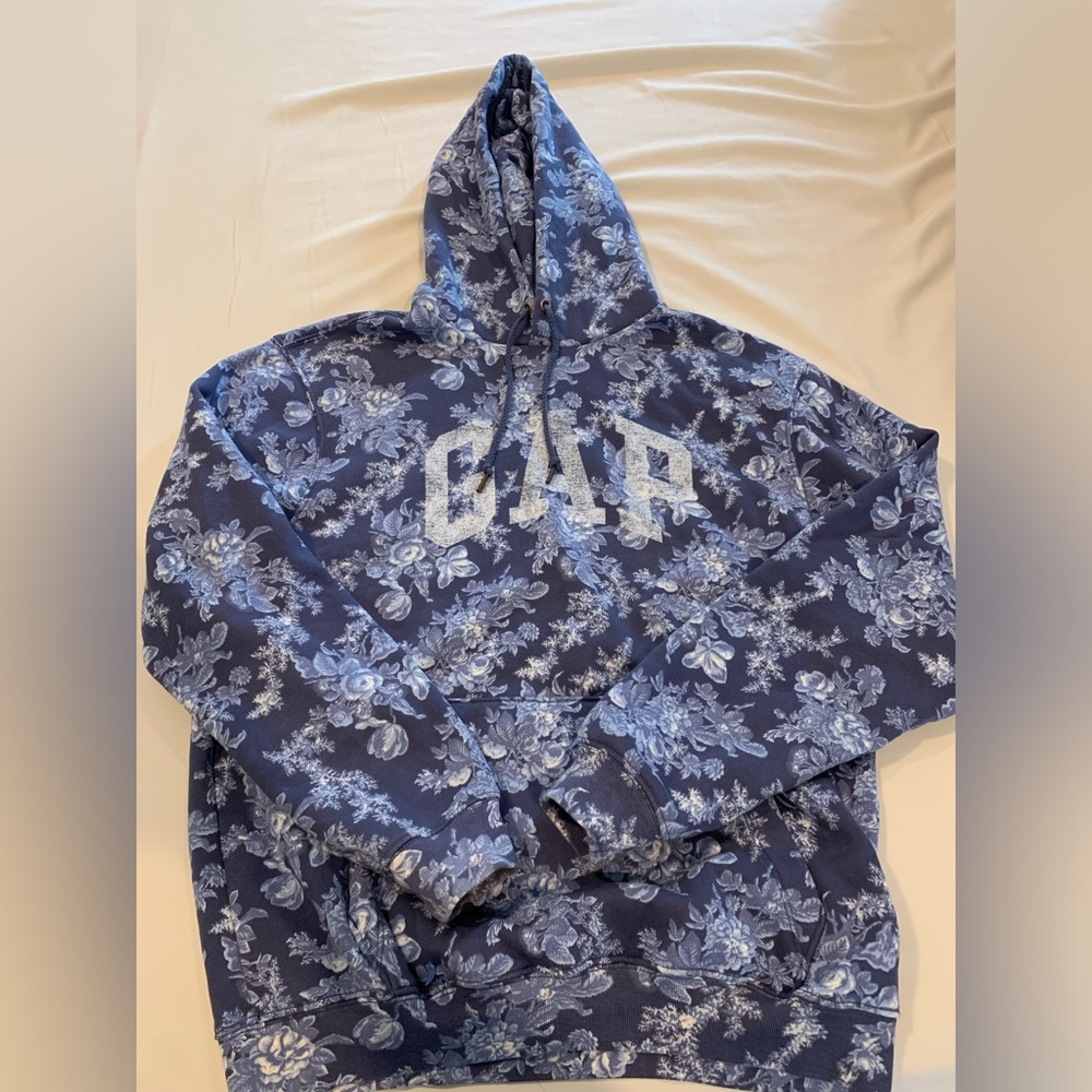 Gap × LoveShackFancy Floral Logo Hoodie
